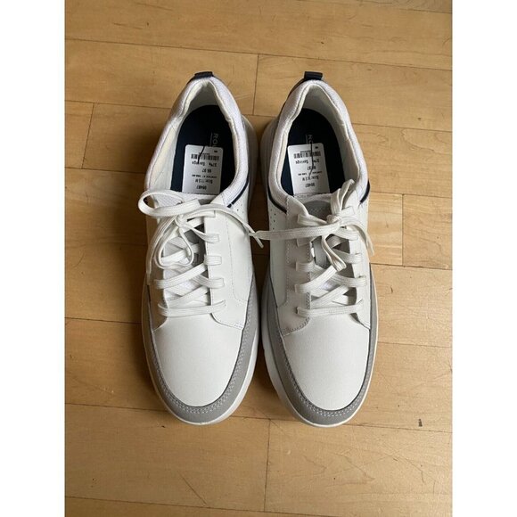 ROCKPORT Truflex "Clayden" Lace Up Sneaker Men Sz 11.5 White - Picture 2 of 9
